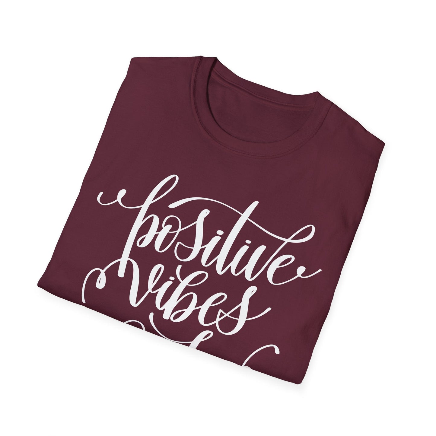 Positive Slogan T Shirts With Positive Words Unisex Short Sleeve Tee Gildan Softstyle 64000 Ring Spun Cotton
