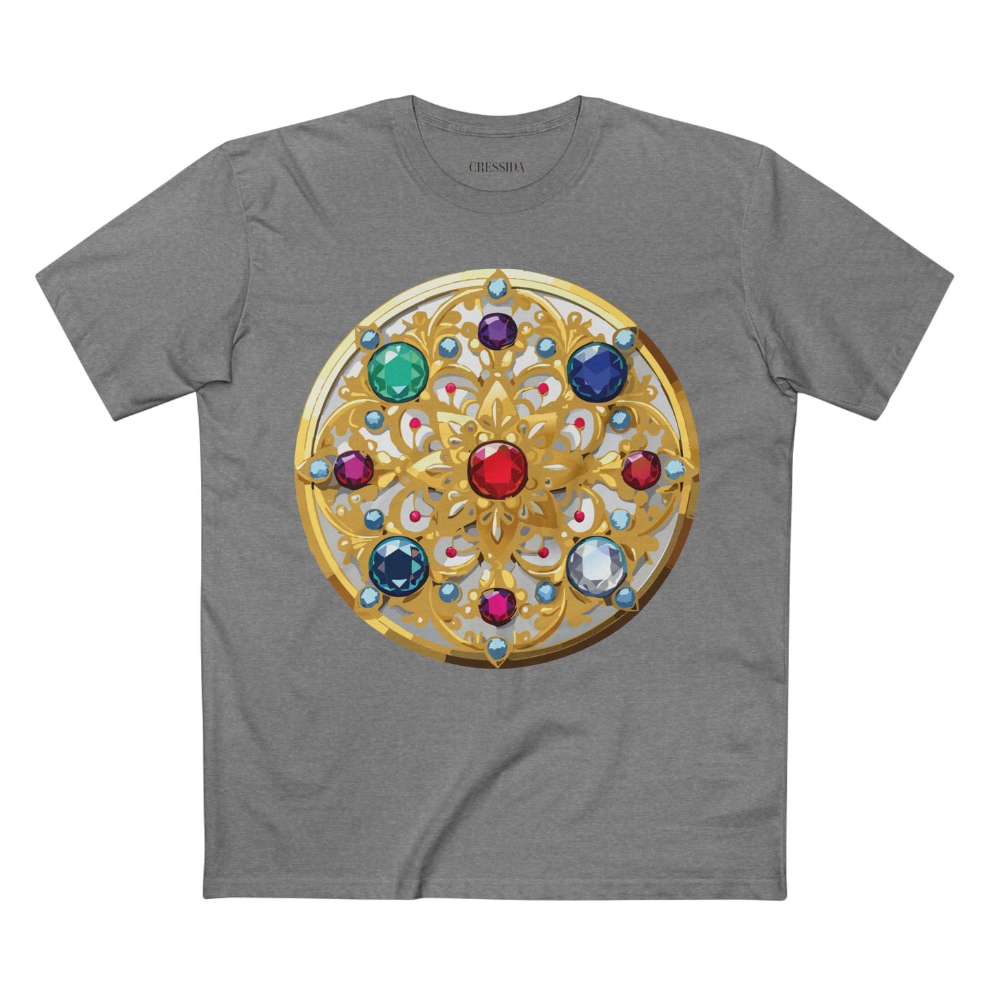 Medallion Graphic T-Shirt Unisex 100 Cotton With Gold Art Design Medal Tee 6