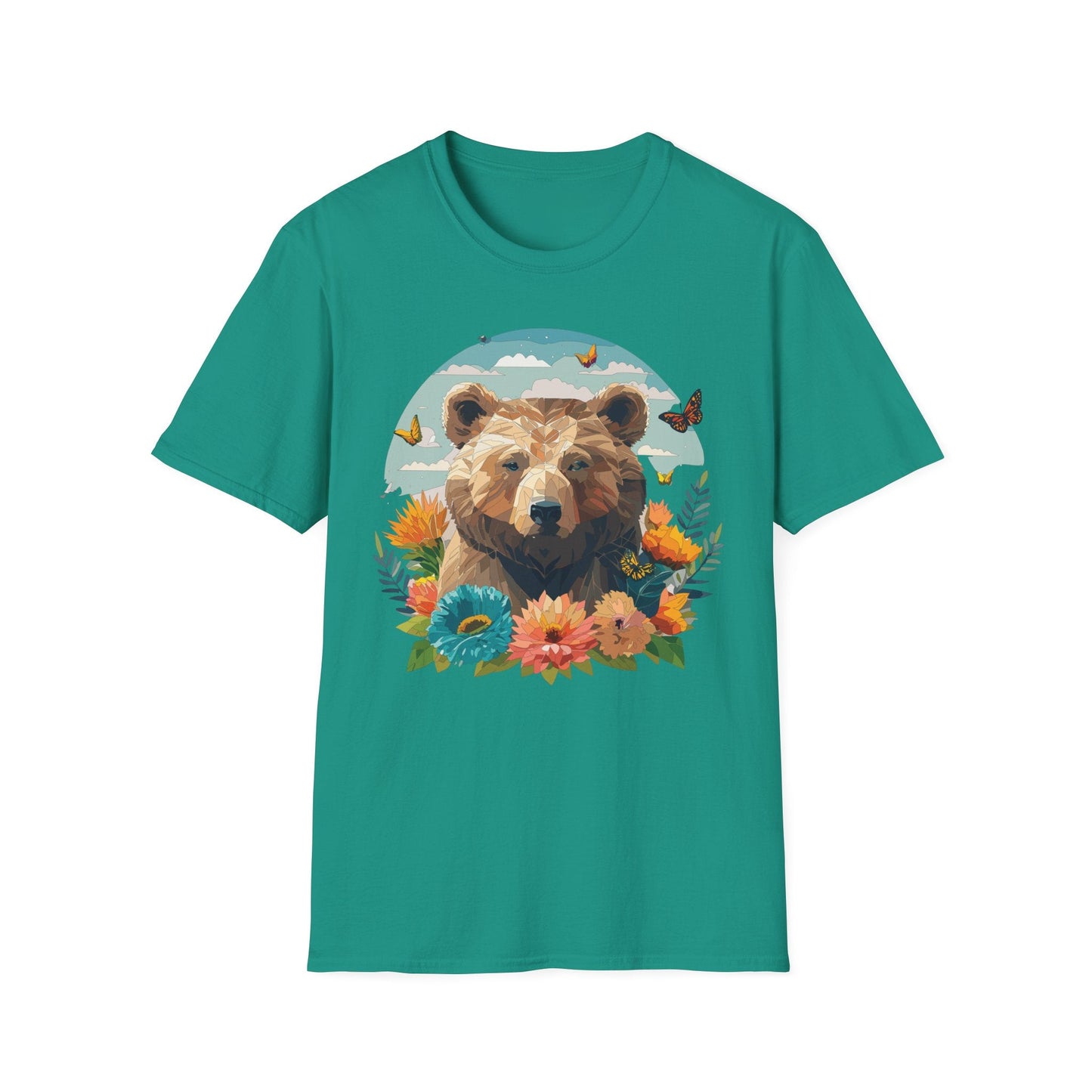 Bear T Shirt Unisex Teddy Bear Tee Softstyle 64000 One Hundred Percent Ring Spun Cotton Short Sleeve