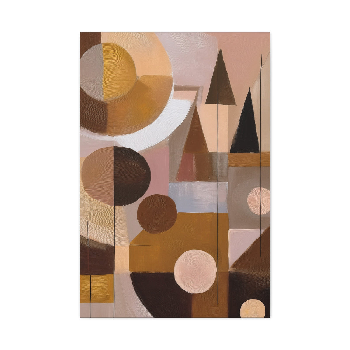 Abstract Geometric Painting Print Canvas 20x24,20x30,24x30 24x32,24x36,30x40 32x48,36x48,40x60 Pine-Wood Inner Frame ABS-51