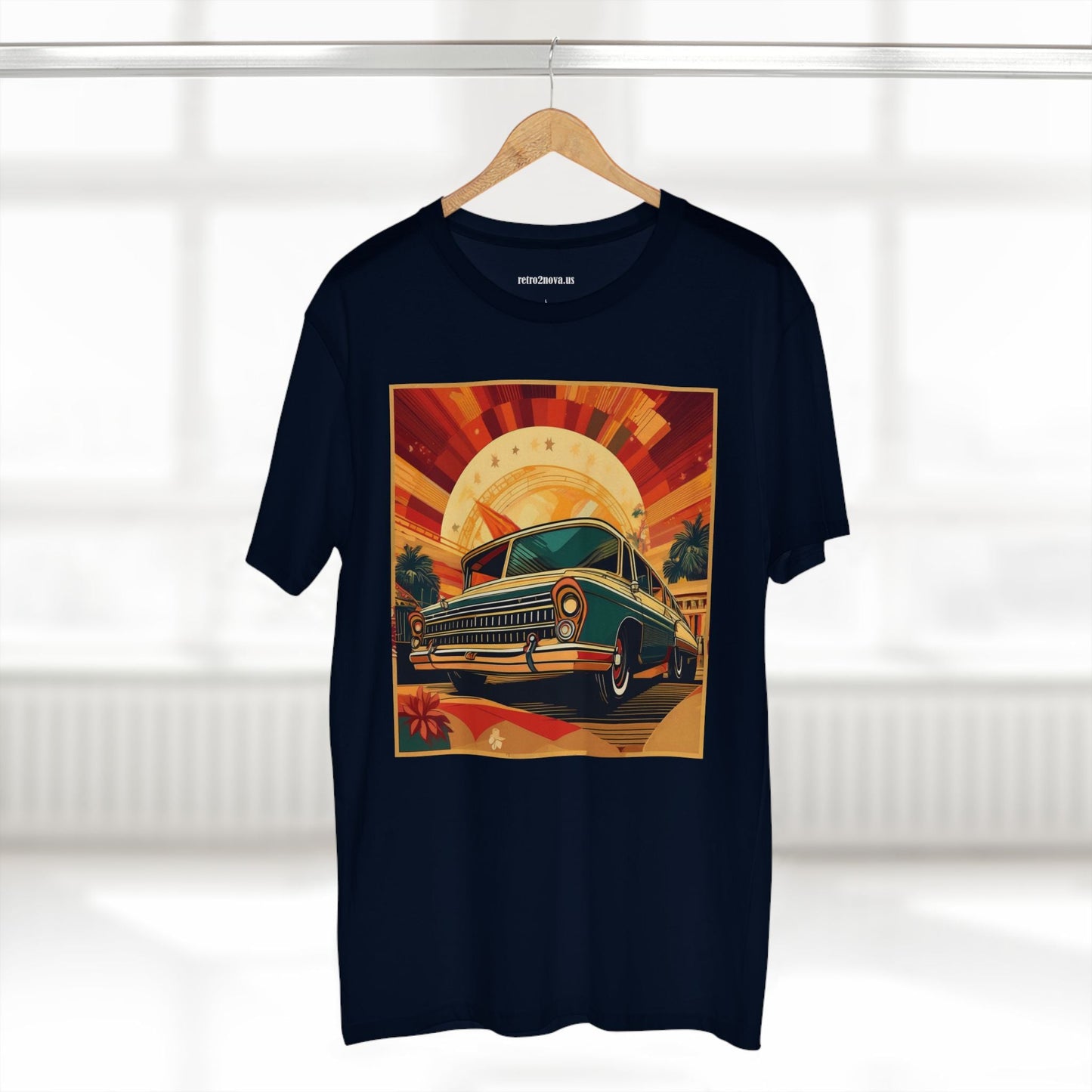 Retro Car Shirts Vintage Car Shirts RC 17 Unisex Premium Cotton Tee With Original Art Design