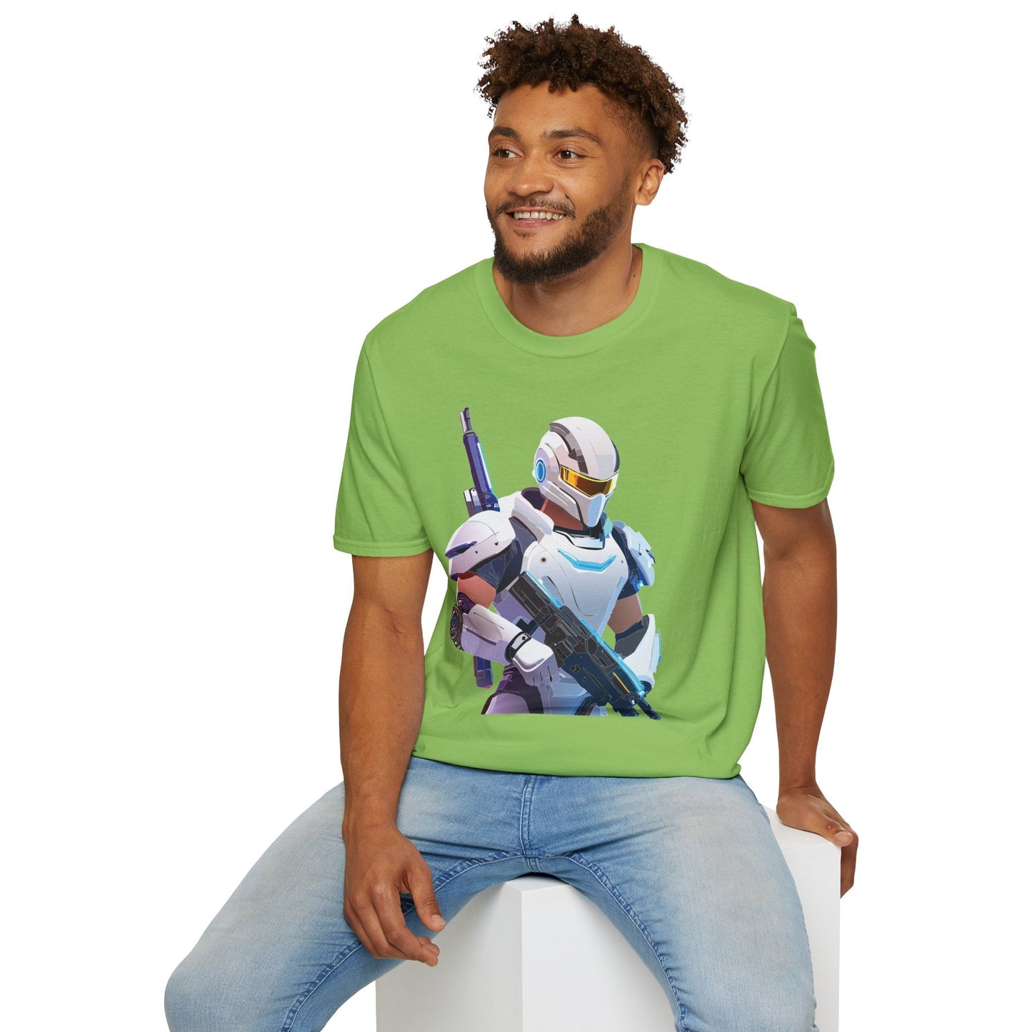 Robocop T Shirt Unisex Softstyle 64000 Gildan 100 Percent Ring Spun Cotton Graphic Tee