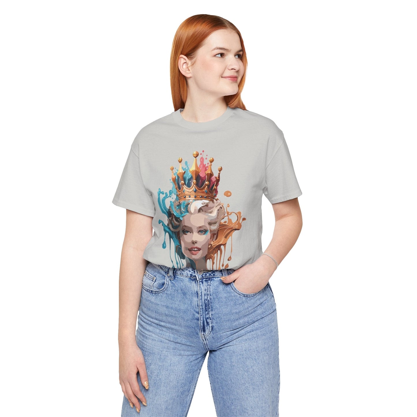 Queen Woman Portrait Graphic Unisex 100 Cotton Vintage Artwork Tee 28