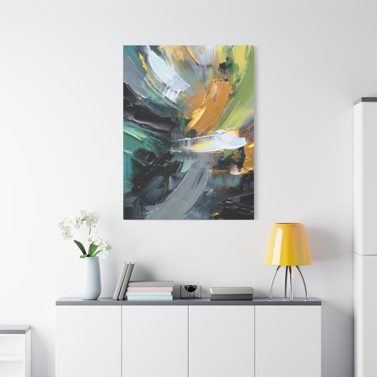 Abstract Oil Painting Print Canvas 20x24,20x30,24x30 24x32,24x36,30x40 32x48,36x48,40x60 Pine-Wood Inner Frame ABS-80