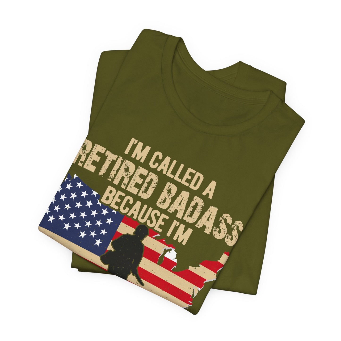 Army Veteran Patriotic Graphic Design Unisex Cotton T-Shirt v22