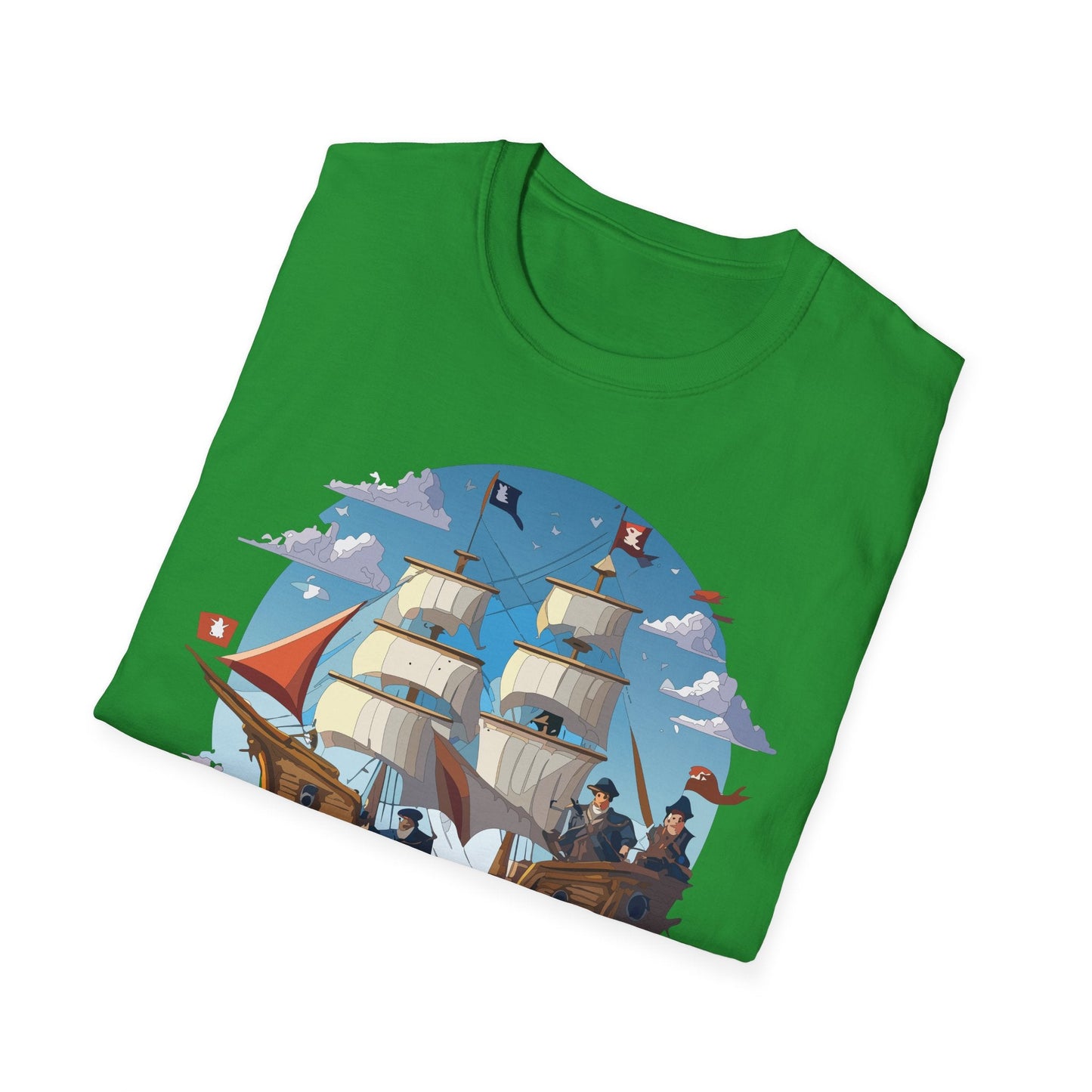 Ship T Shirts Frigate Vessel Tee Unisex Gildan Softstyle 64000 100 Percent Cotton