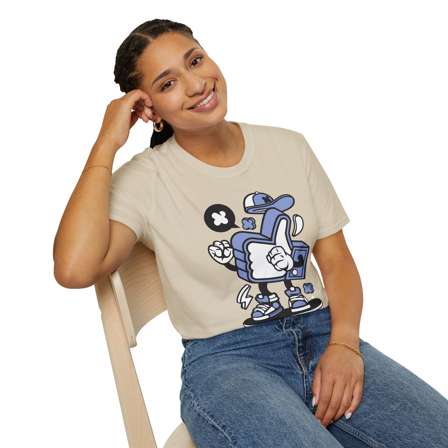 Cartoon T Shirt Animation Tee Funny Graphic Tee For Unisex Gildan Softstyle 64000 Cotton