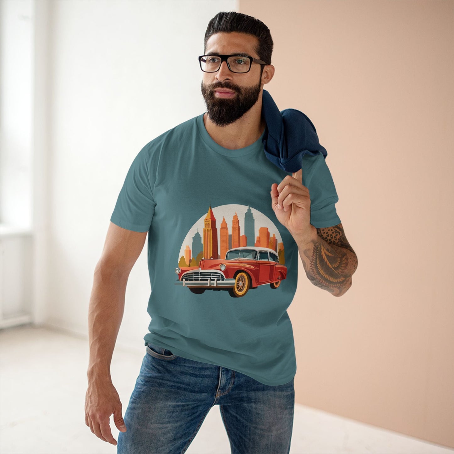Retro Car Shirts Vintage Car Shirt RC2 Unisex Premium Cotton Tee With Original Art