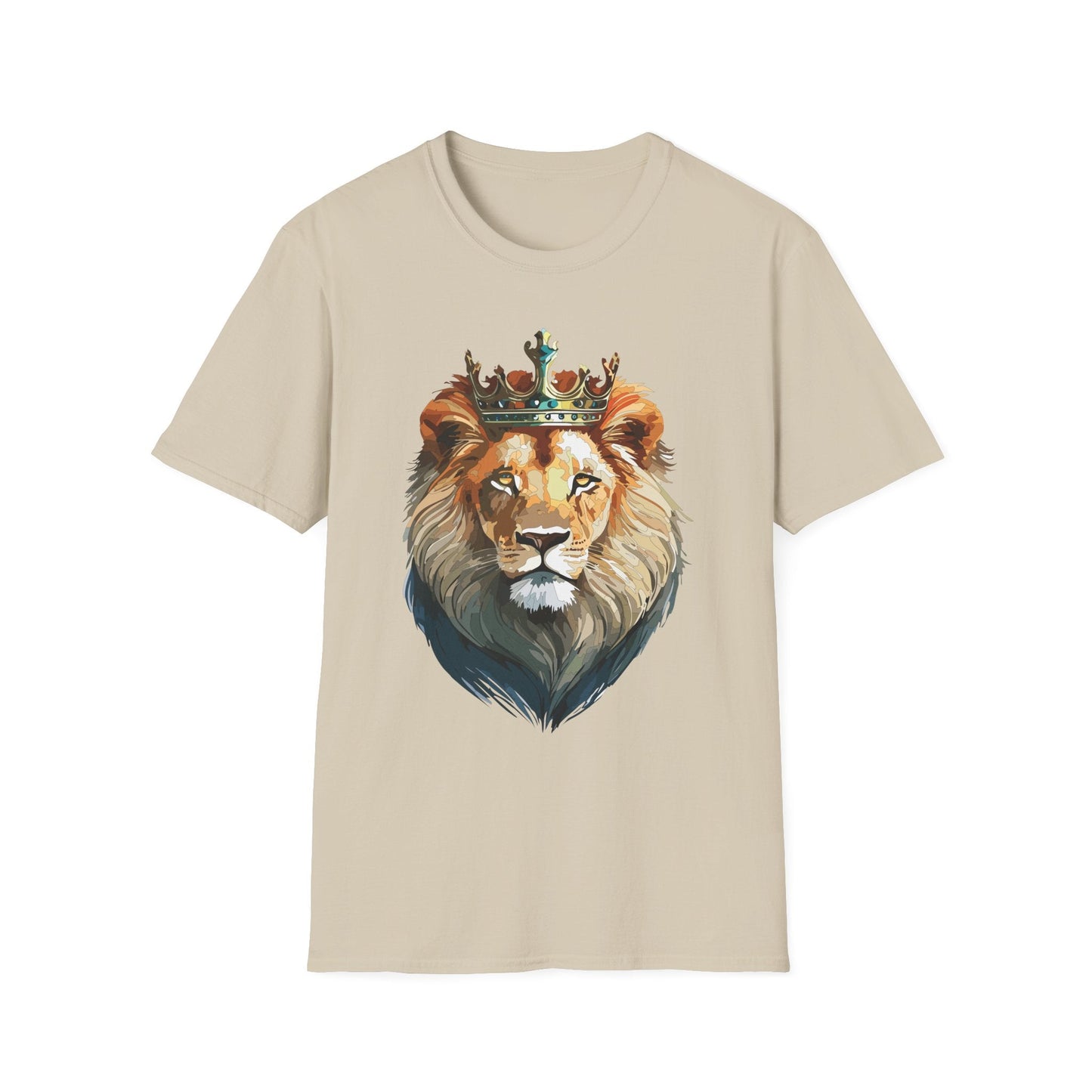 Lion Shirt Unisex Softstyle Tee Gildan 64000 100 Percent Ring Spun Cotton