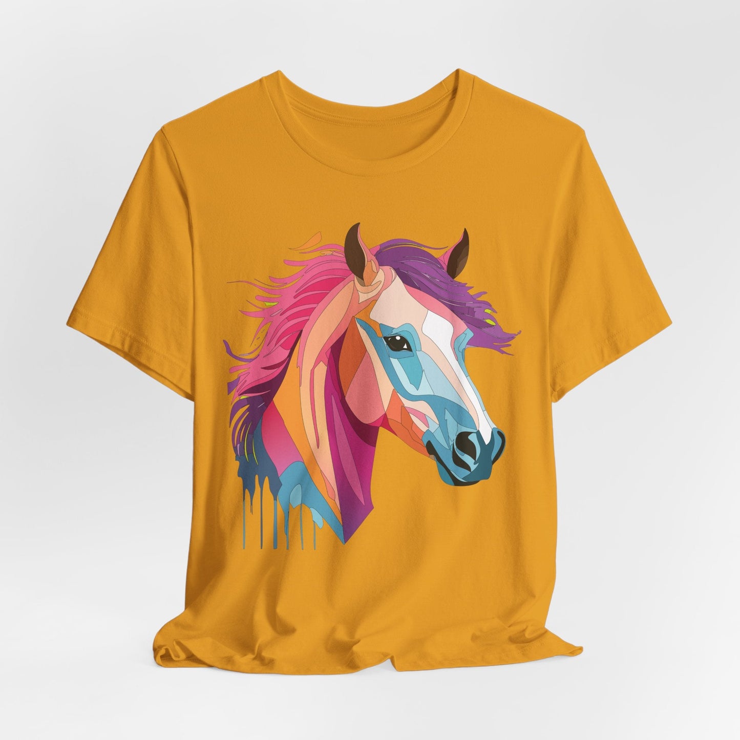 Unisex Animal Shirt Art Design Short Sleeve With Wild Animals Graphic Print Comfort Tee