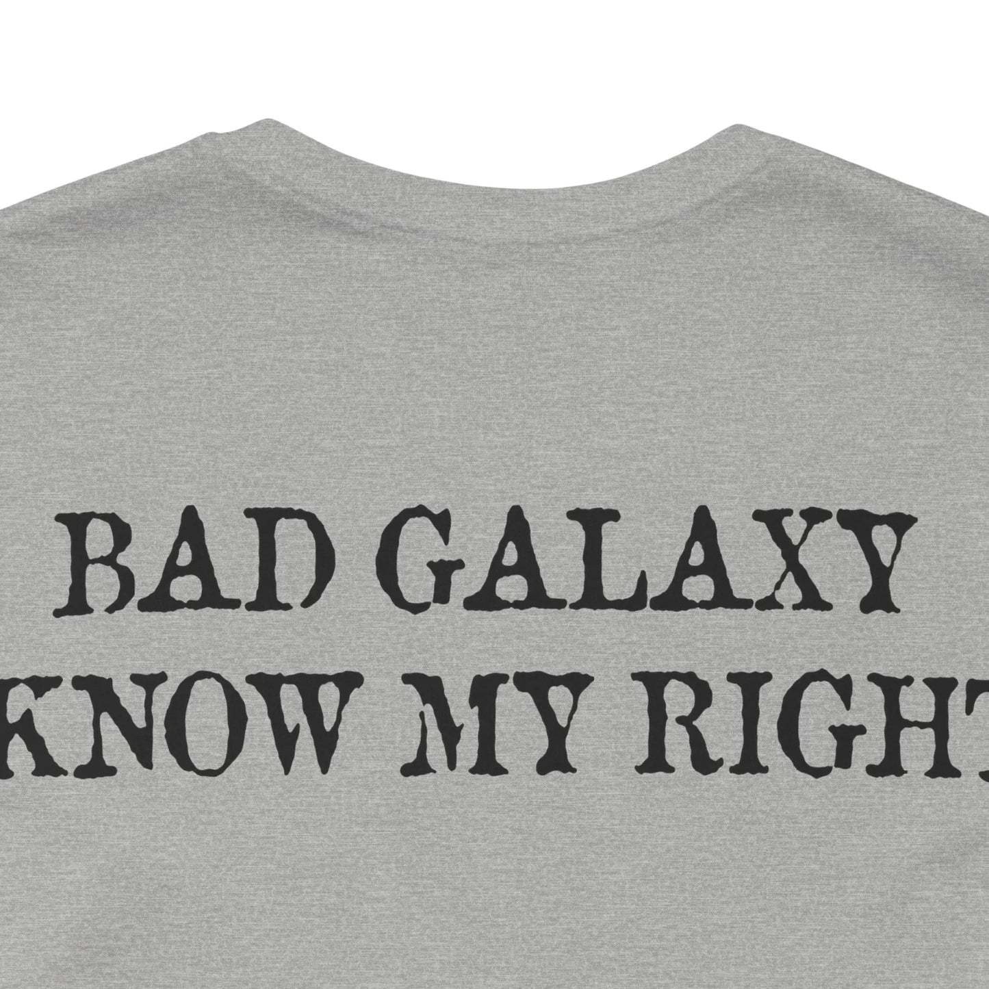 Skull T Shirt From Bad Galaxy Made To Order Cotton Tee With Eco Friendly Inks USA