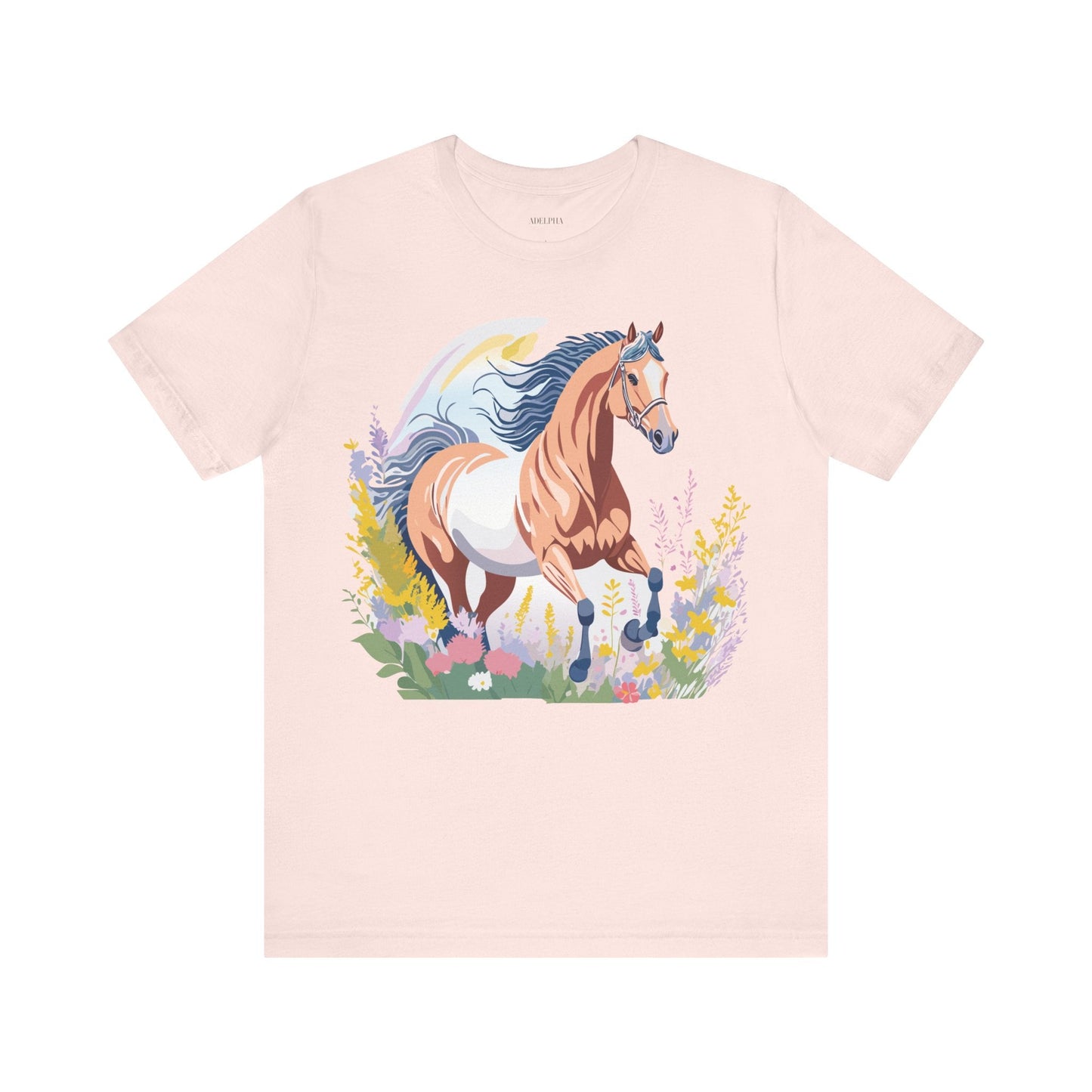 Horse Graphic Unisex 100 Cotton Vintage Animal Art T-Shirt 5