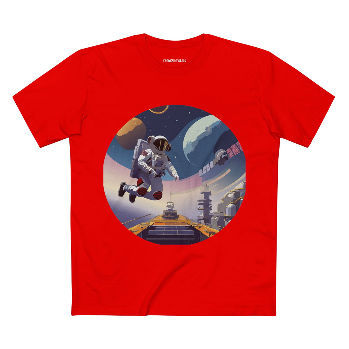 Cosmos Astronaut Graphic Tee Staple Unisex 100 Cotton Tee Shirt - CS-31