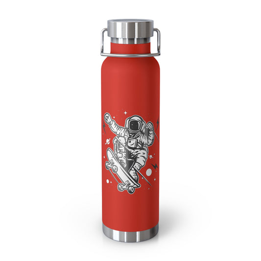 22oz Copper Insulated Water Bottle with Cartoon Design - CV52
