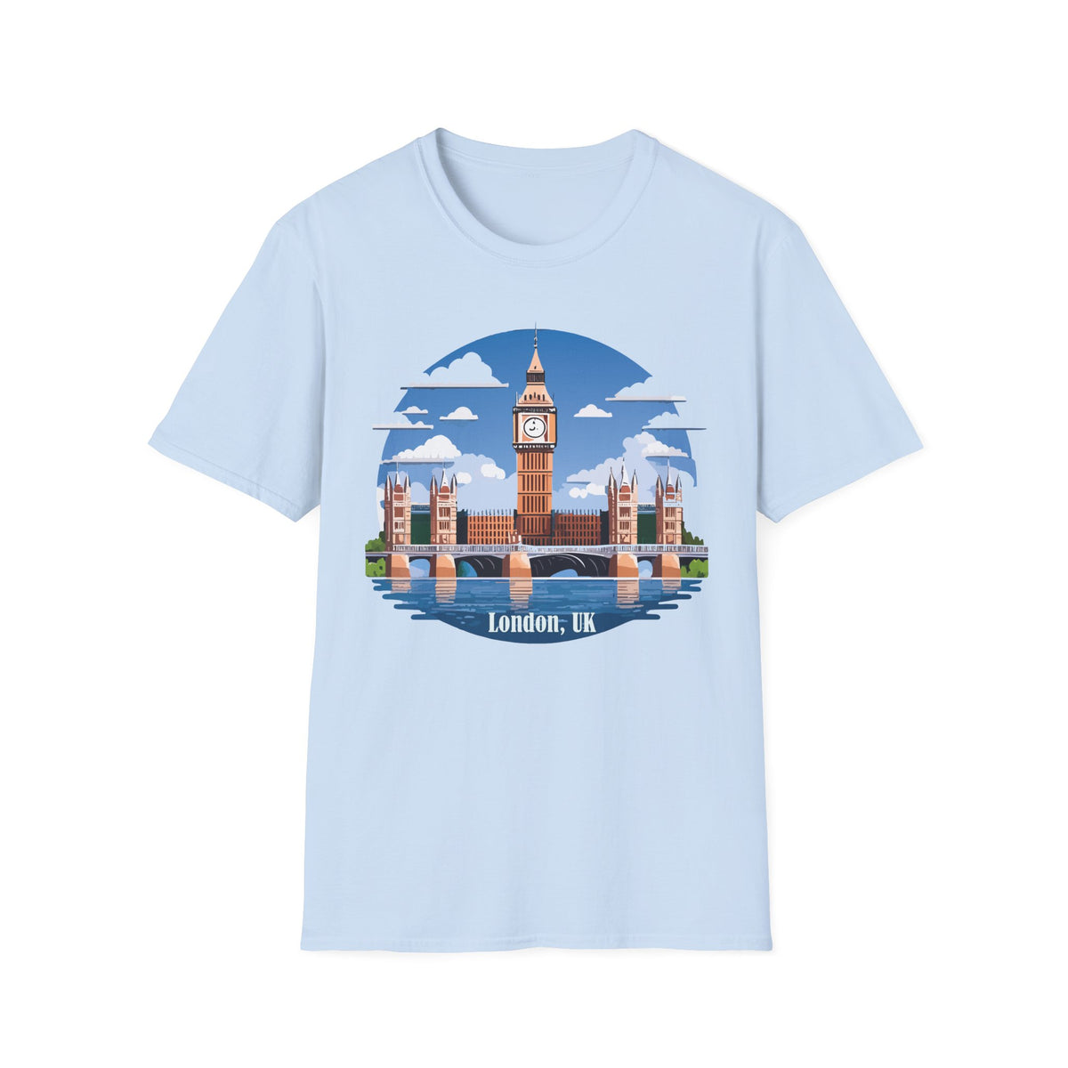 Big Ben London Skyline T-Shirt | London UK Landmark Tee