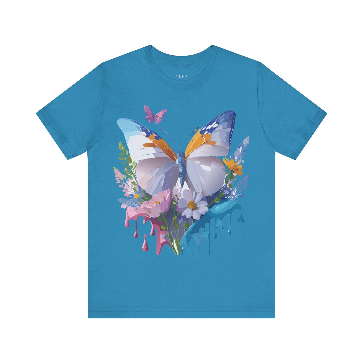 Adelpha Butterfly Graphic Tee Vintage Inspired Unisex Short Sleeve Shirt