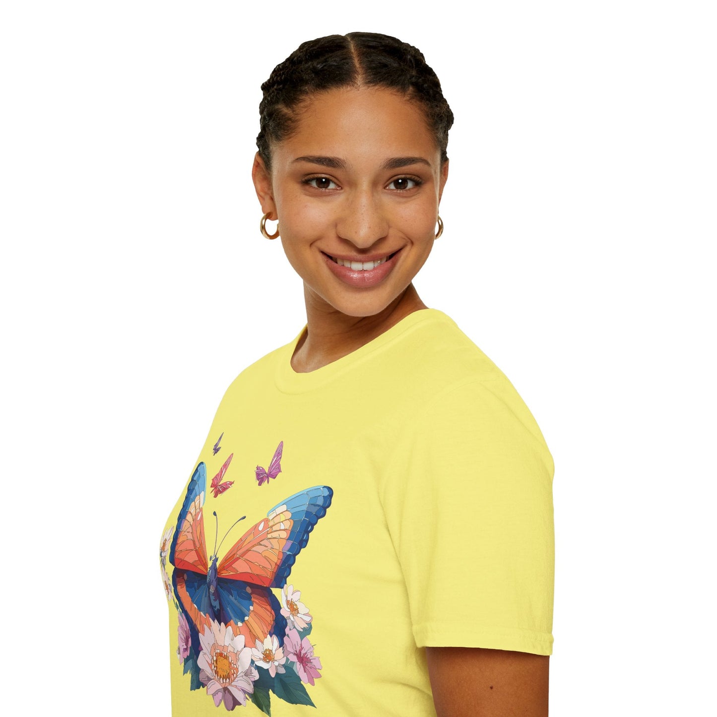 Monarch Butterfly Unisex Softstyle Tee Gildan 64000 Lightweight Breathable 100 Cotton Tee
