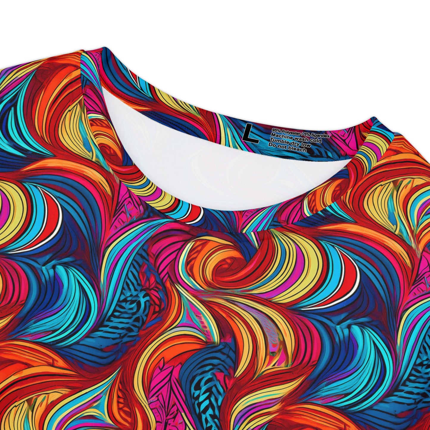 抽像印花襯衫，帶有抽象圖案的襯衫