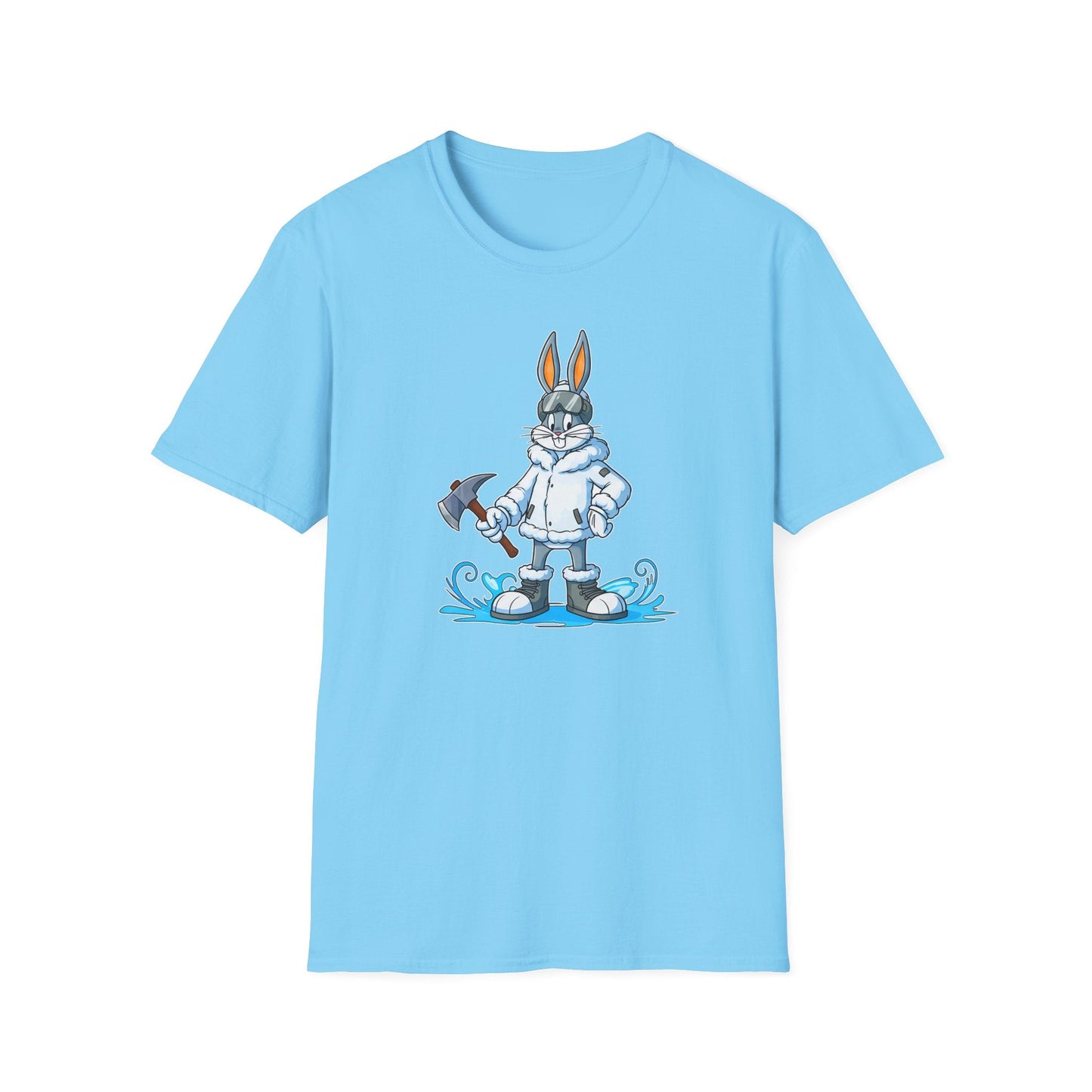 Bugs Bunny T Shirt Unisex Cartoon Animation Graphic Tee Softstyle Short Sleeve By Gildan 64000