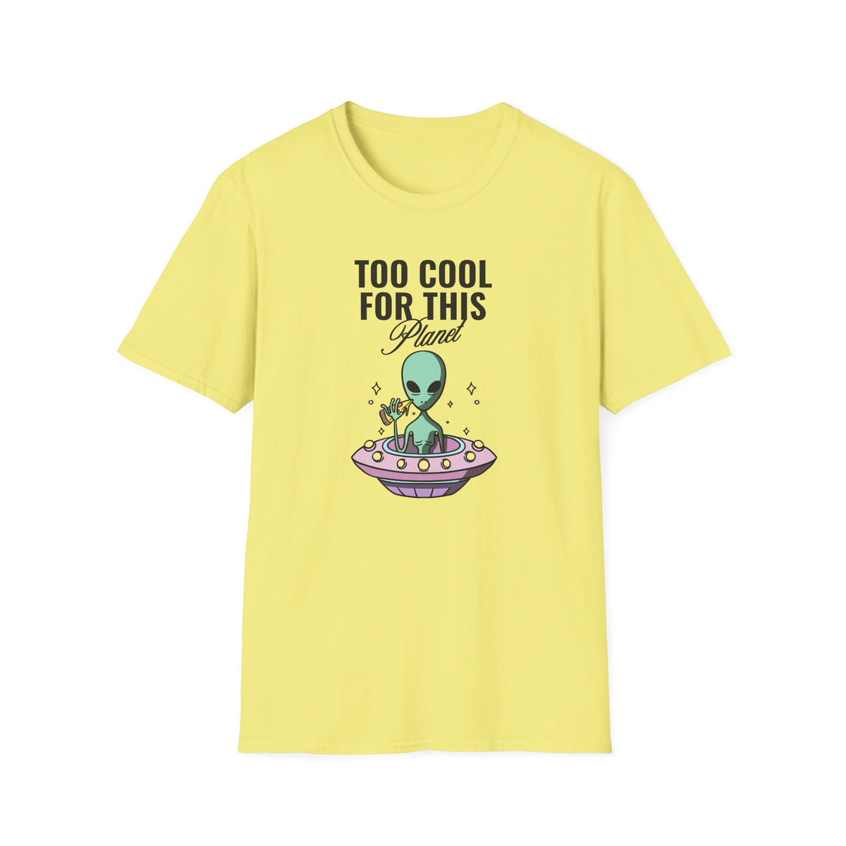 Alien Graphic Funny UFO Graphic Tee Gildan Unisex 100 Cotton Tee Shirt r109