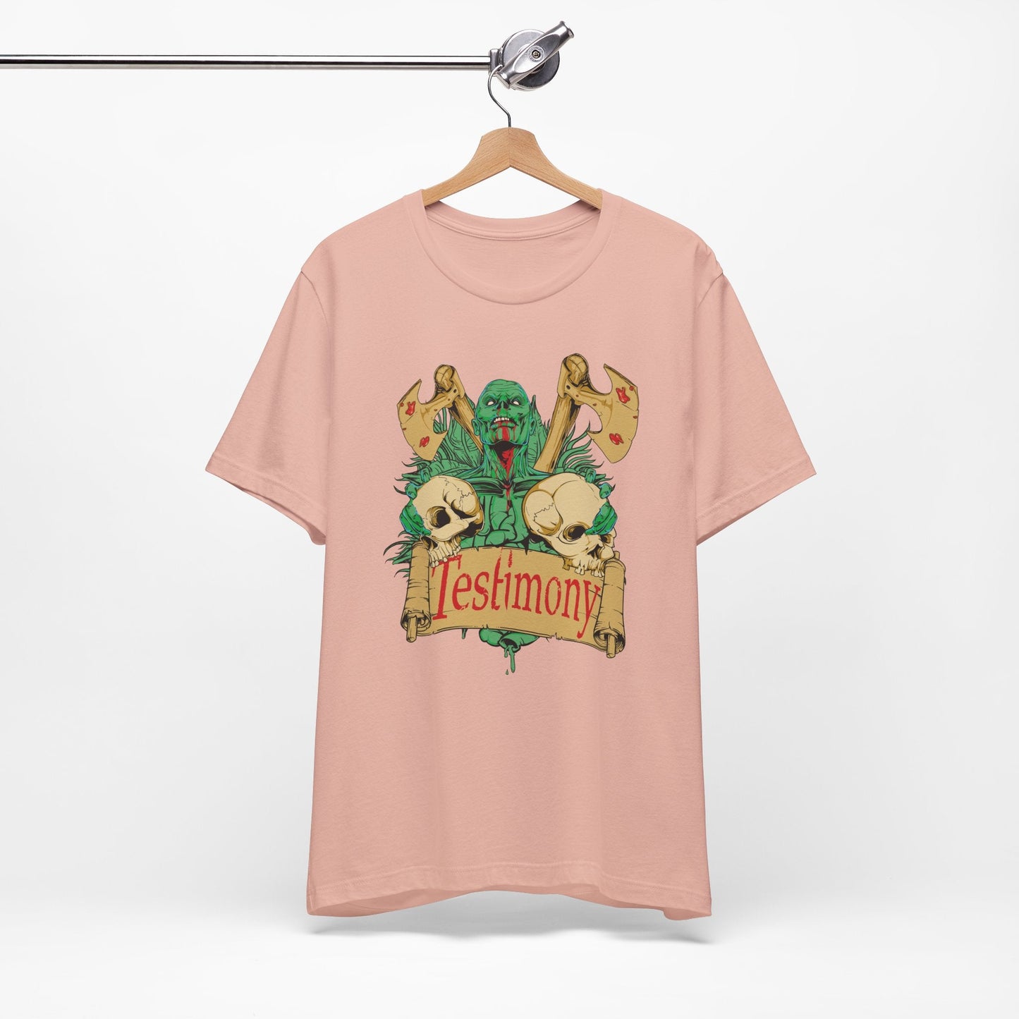 Cthulhu Skull Axes Testimony Tee Lovecraft Horror Mythos Shirt Art-42