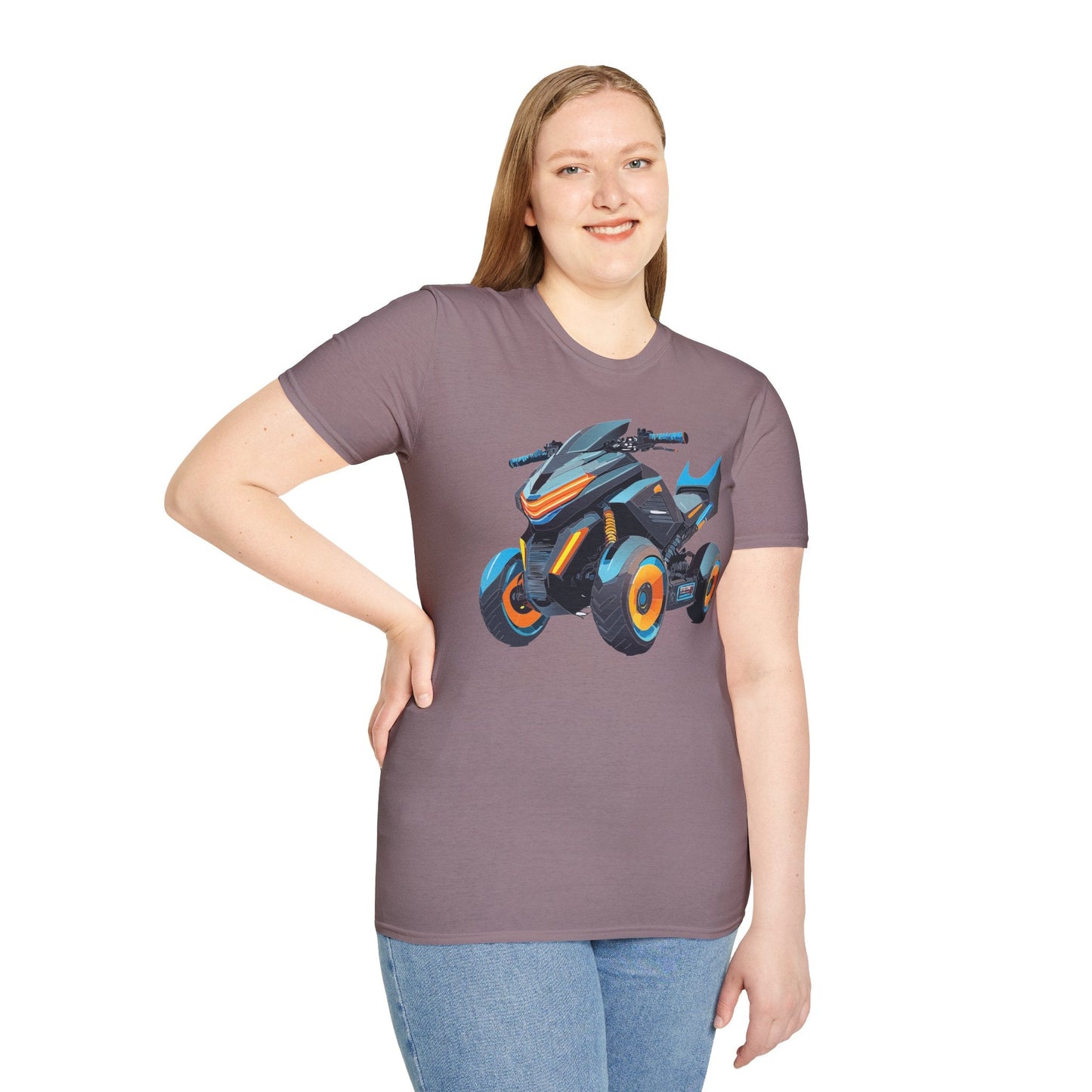 Bike Graphic Unisex Cotton Motorcycle Art Design Tee 7