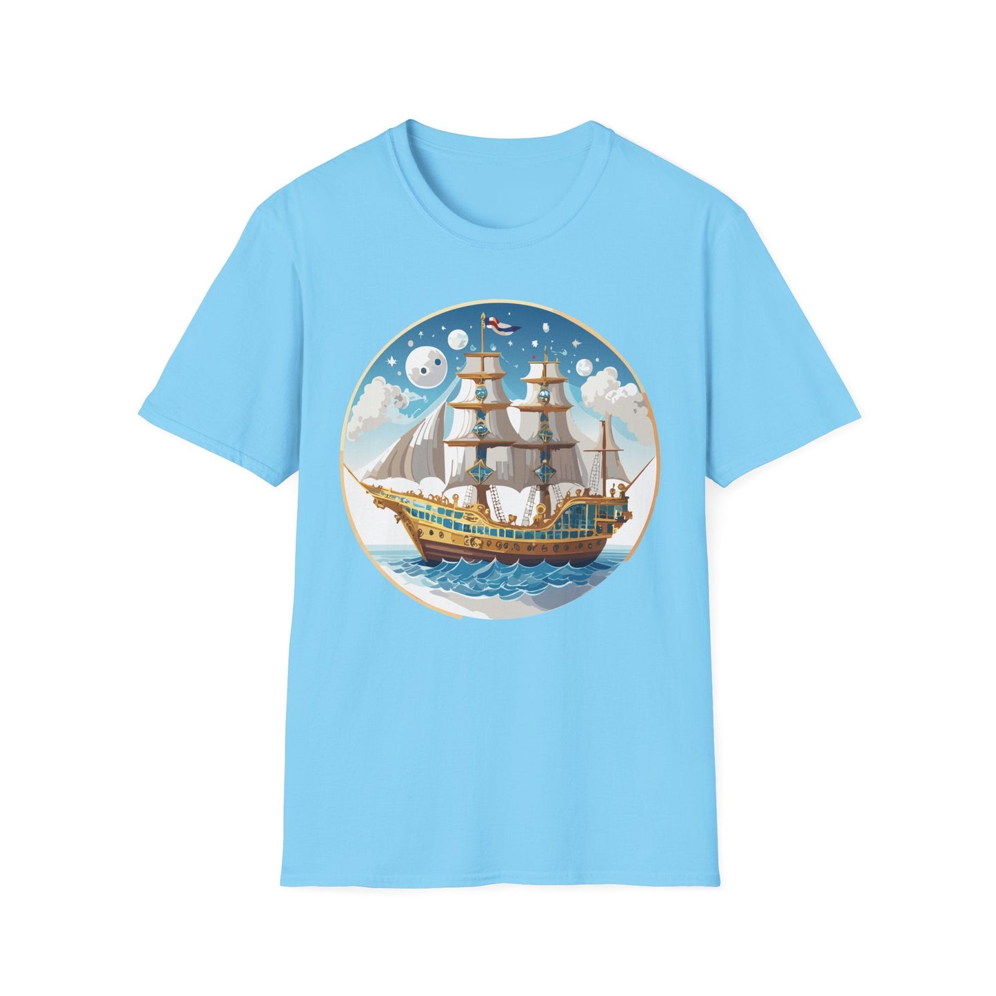 Ship T Shirts Frigate T Shirts Vessel Tee Shirt Unisex Softstyle 100 Percent Ring Spun Cotton Tee