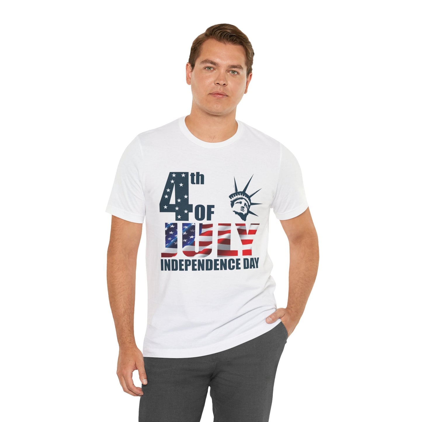 Independence Day Graphic Unisex Cotton T-Shirt 026