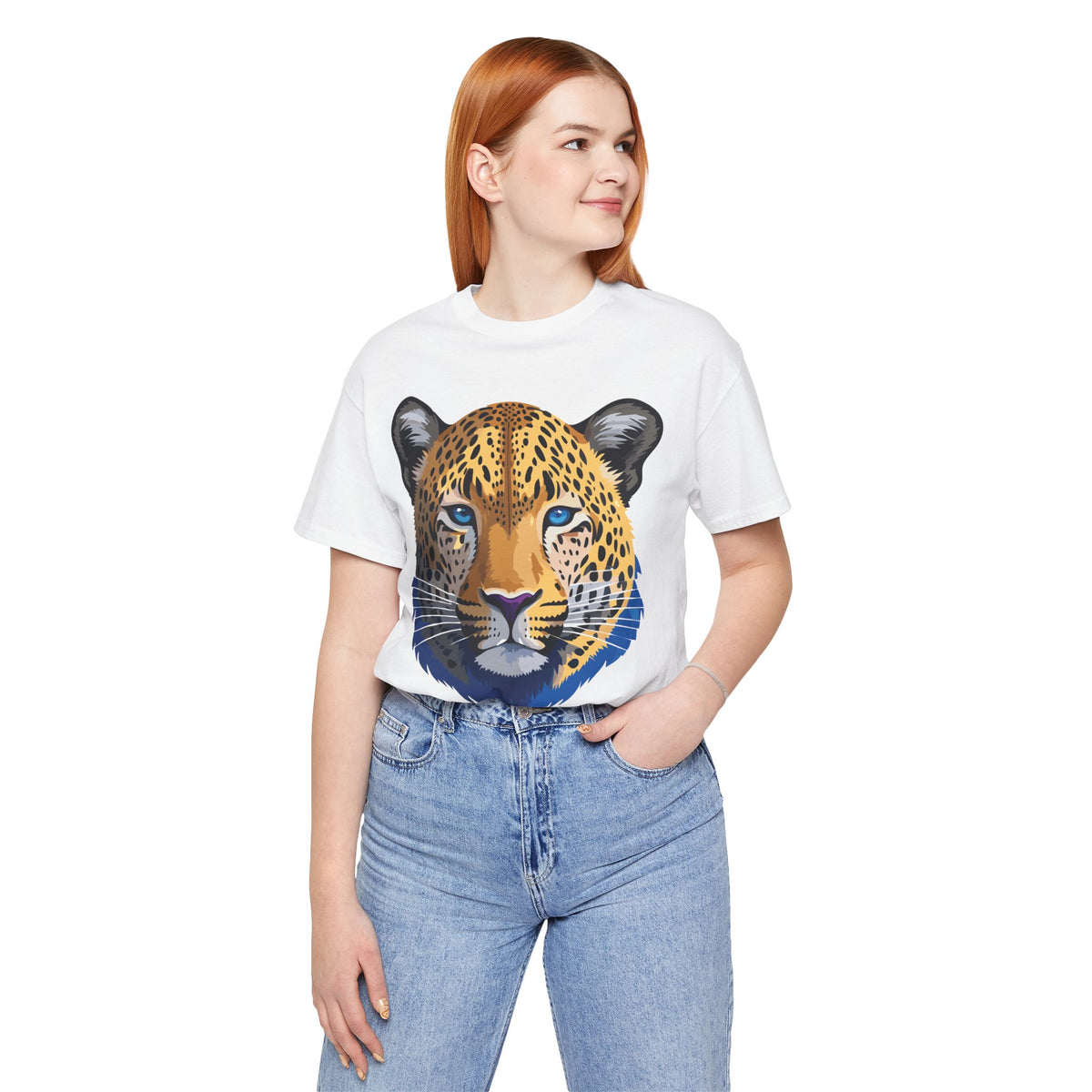 Wild Animals  Graphic Unisex Cotton Bella+Canvas Tee with Art Animal Design ab35