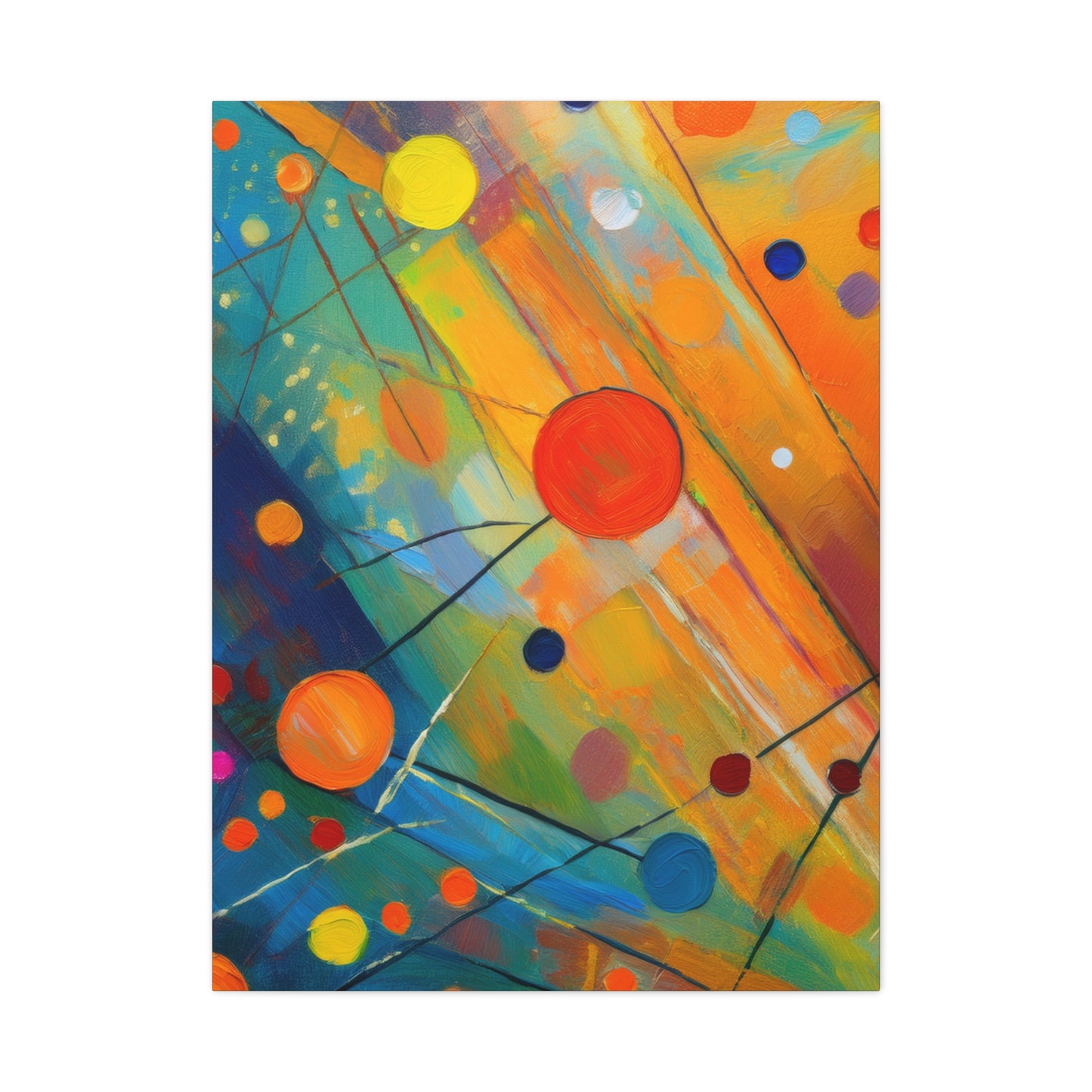 Abstract Oil Painting Print Canvas 20x24,20x30,24x30 24x32,24x36,30x40 32x48,36x48,40x60 Pine-Wood Inner Frame ABS-141