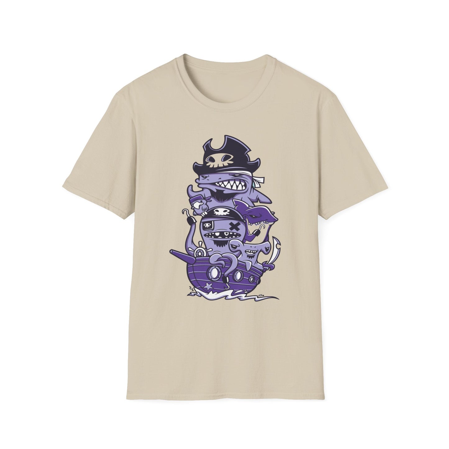 Cartoon T Shirt Animation Tee Unisex Softstyle 64000 100 Percent Ring Spun Cotton Funny Graphic Tee