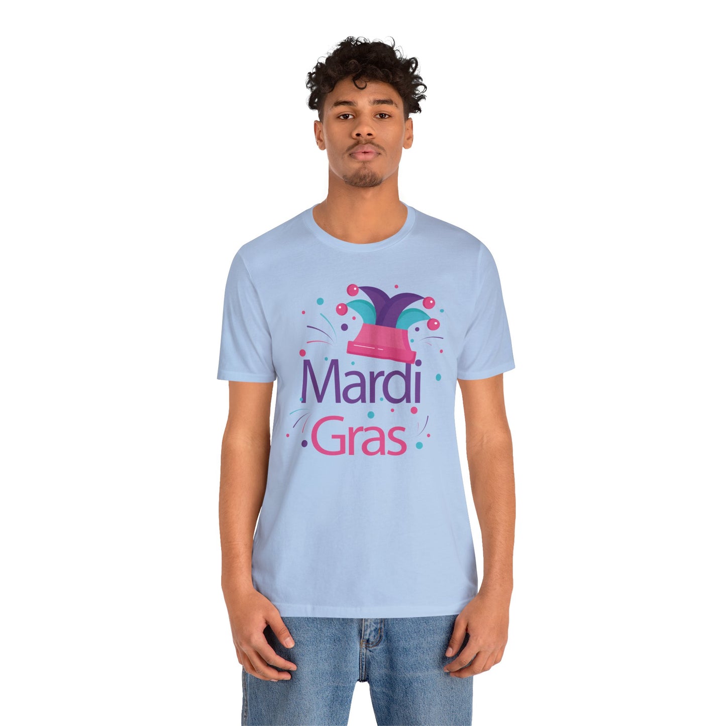 Tee-shirt en coton unisexe pour Mardi Gras