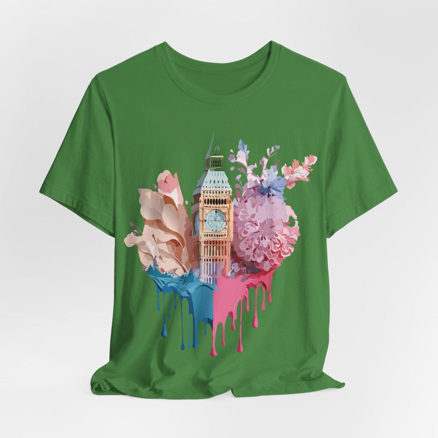 Adelpha Unisex London Tour Graphic Tee With Vintage Inspired Artwork Short Sleeve