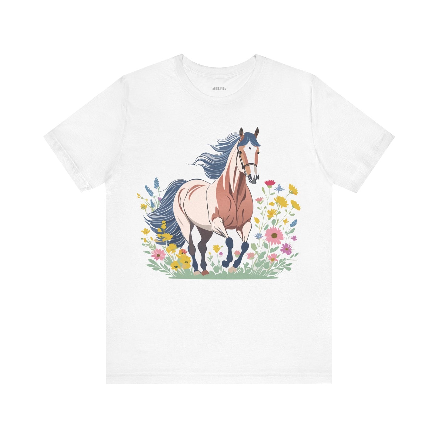 Horse Graphic Unisex 100 Cotton Vintage Animal Art T-Shirt 11