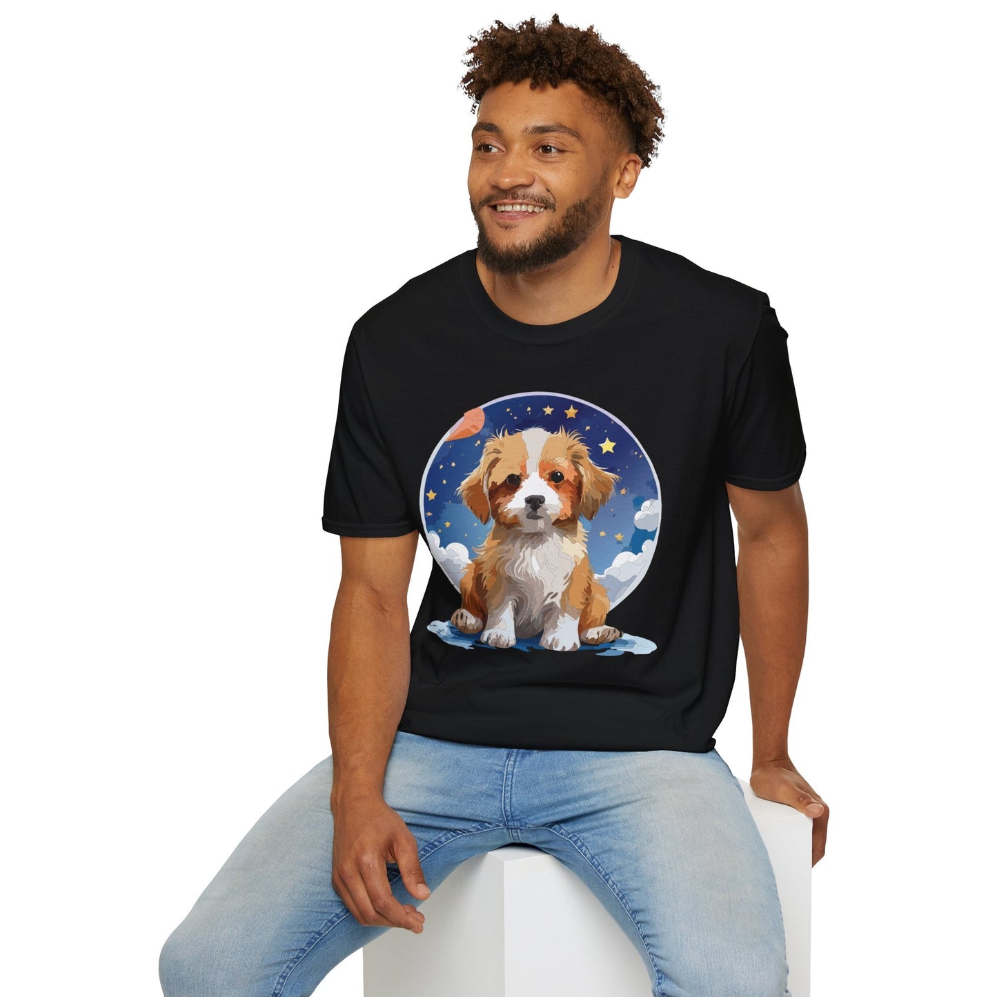 Dog Shirt Unisex Animal Tee Gildan Softstyle 64000 Short Sleeve Comfort