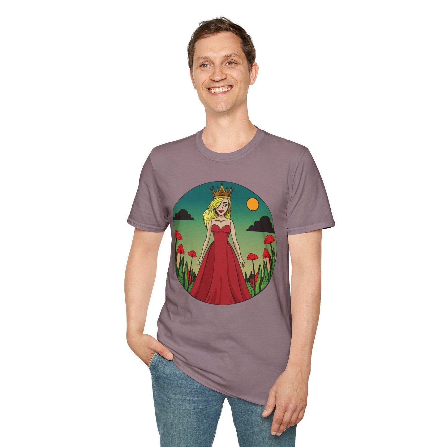 Womens Graphic T Shirt Art Design Tee Unisex Softstyle 64000 Ring Spun Cotton Daily Wear