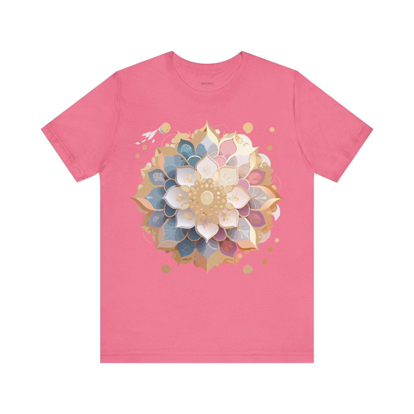Mandala Graphic Tee For Men And Women By Adelpha Unisex Short Sleeve Art Design Shirt