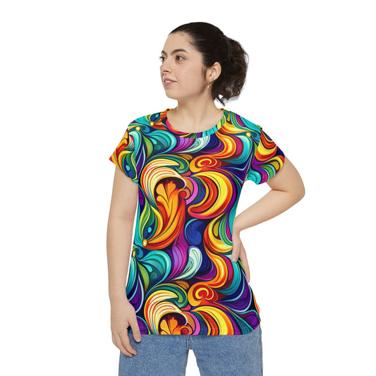 Abstract Print Shirt, Shirt with Abstract Print