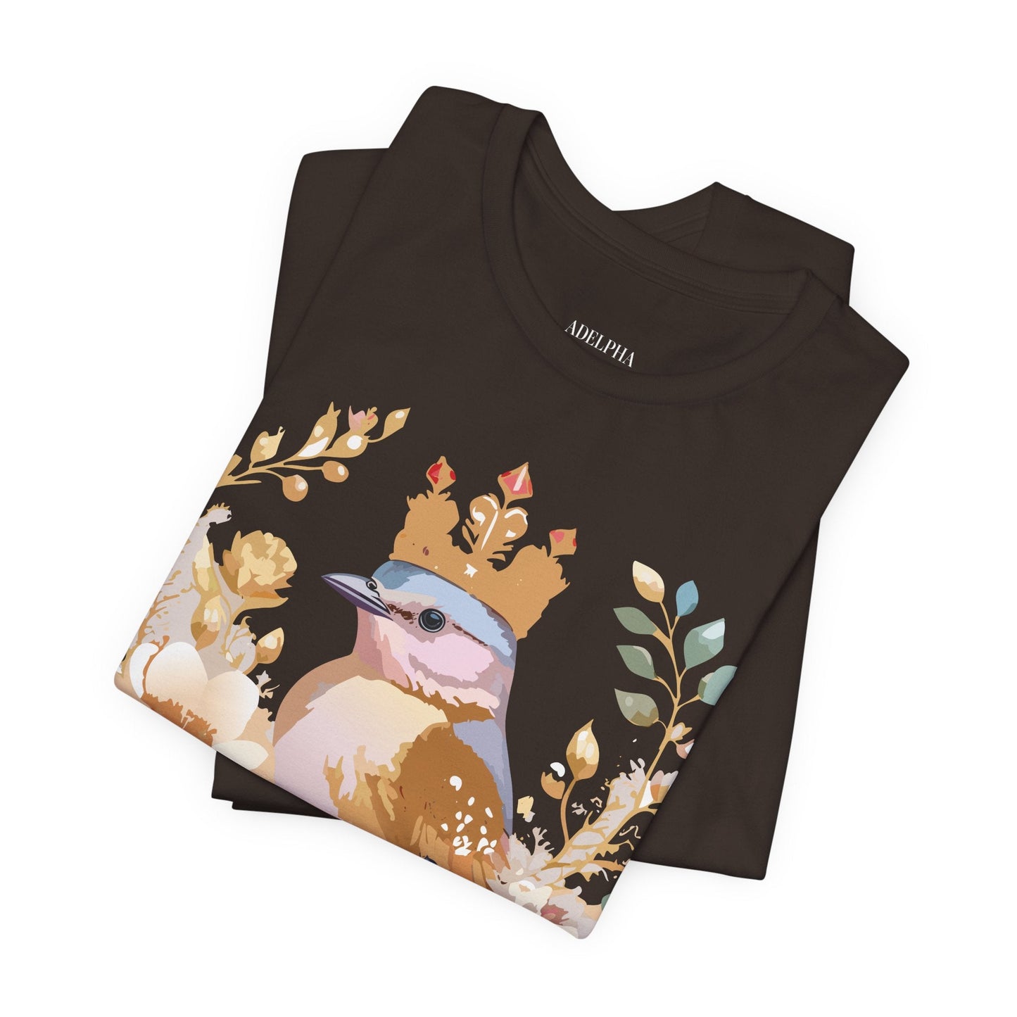 Medallion Graphic Tee Unisex Art Design Adelpha Vintage Inspired Short Sleeve Tee