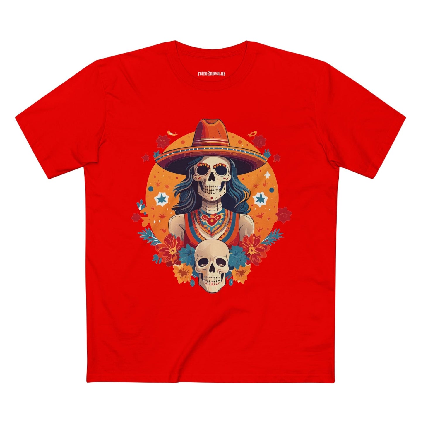 Skull Shirt Unisex Skeleton Tee Premium Cotton With Original Design From Art Collection