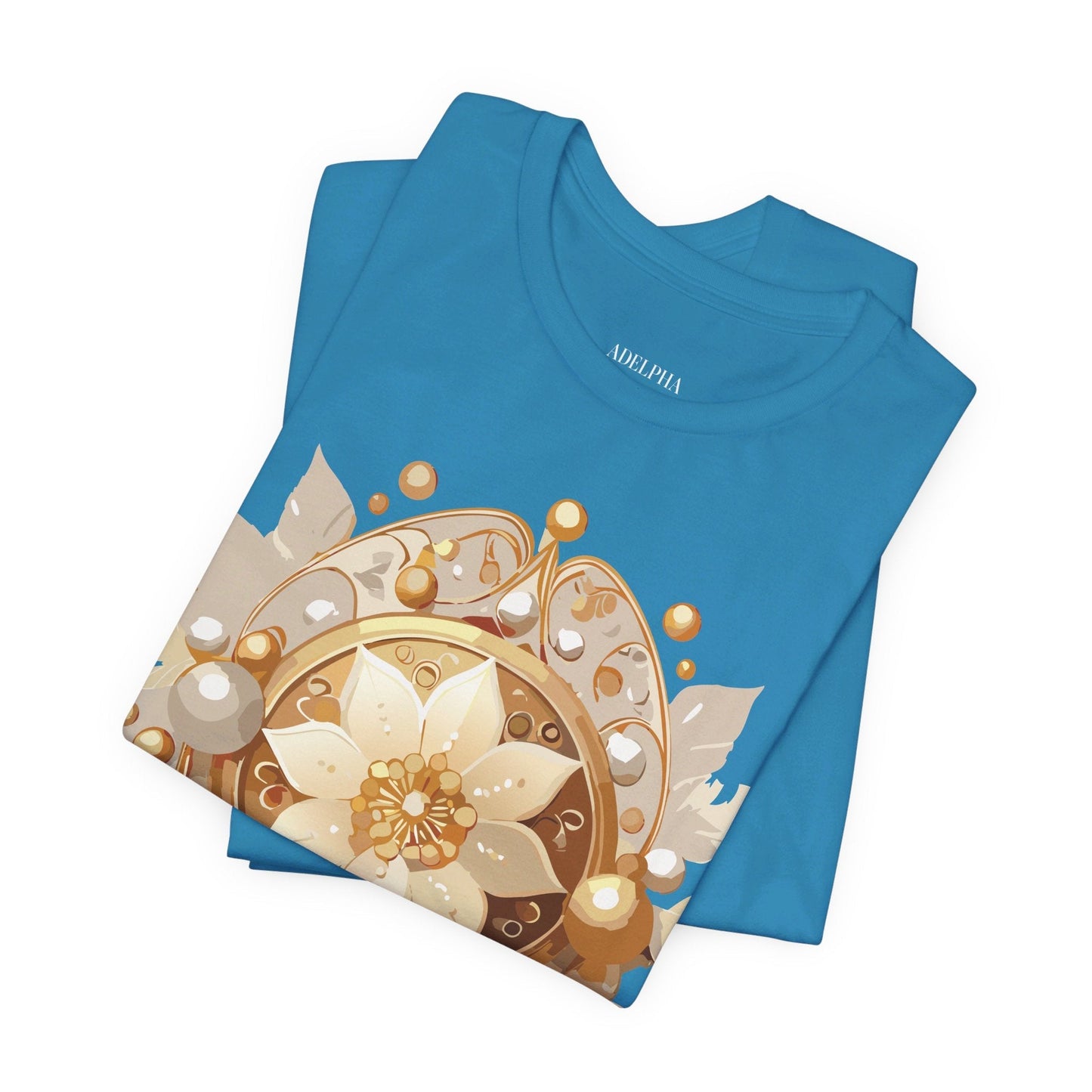 Jewelry Graphic Unisex 100 Cotton Vintage Treasure Art T-Shirt 47