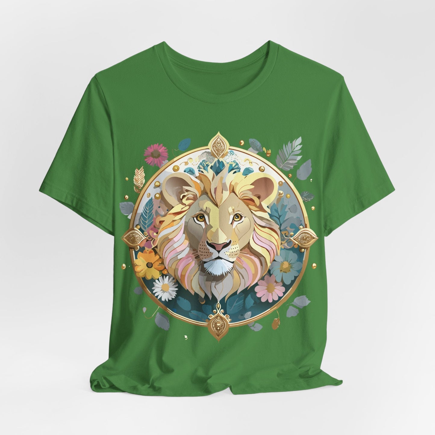 Adelpha Medallion Graphic Tee Unisex Short Sleeve Vintage Inspired Art Design Shirt