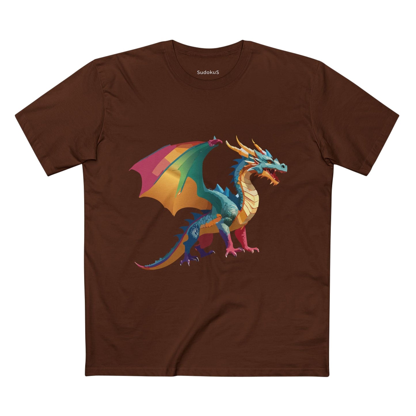 Dragon Graphic Unisex 100 Cotton Staple Tee 8