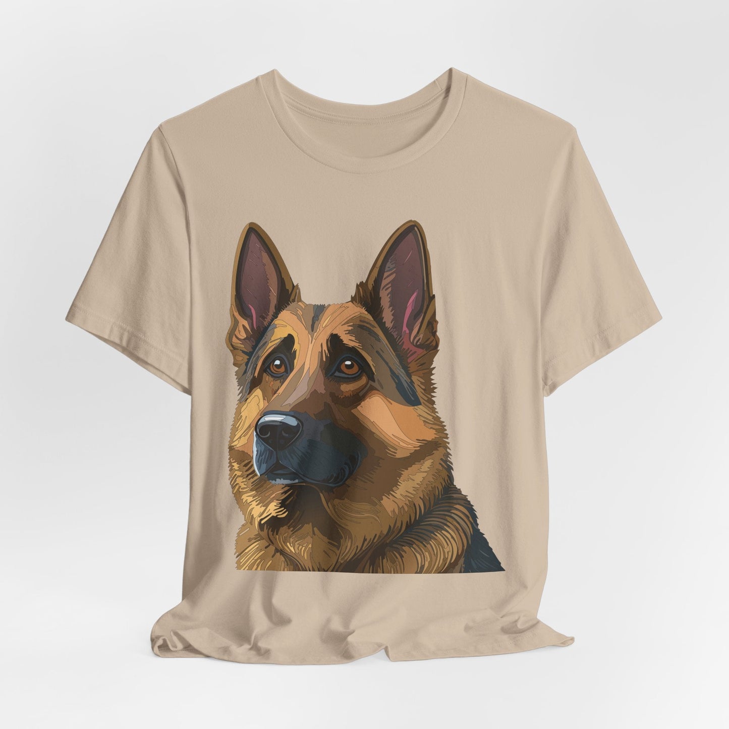 Unisex Animal Shirt With Art Design Tee Wild Animals Print Short Sleeve Comfort Tee
