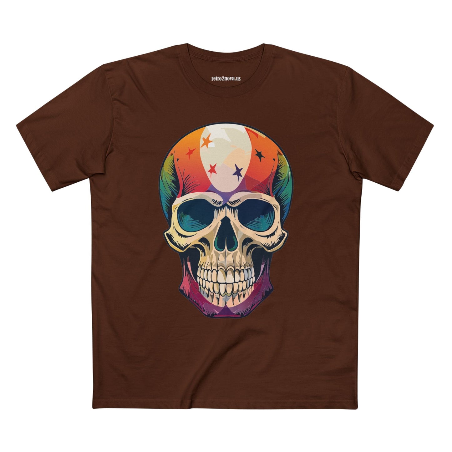 Skull And Skeleton Shirt Unisex Premium Cotton Staple Tee With Art Design Retro2Nova SS7