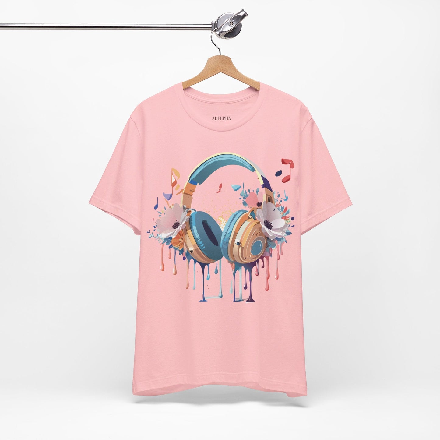 Adelpha Graphic Unisex Music T Shirt With Vintage Inspired Artwork Short Sleeve Tee