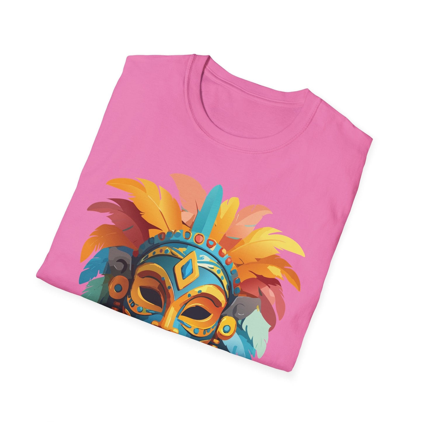 Mask Graphic Unisex Cotton Masquerade Design Artwork Tee 2