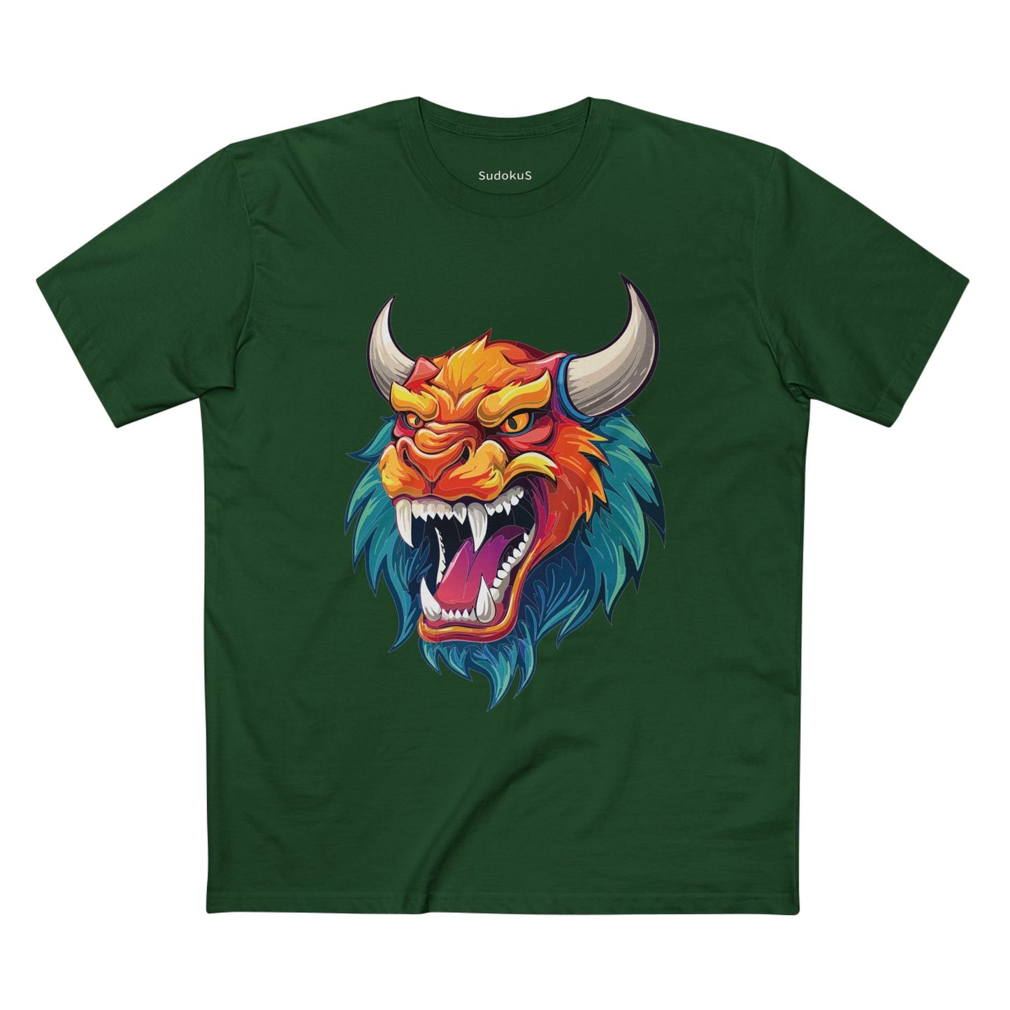 Cartoon Monsters Graphic Unisex 100 Cotton Staple Tee 18