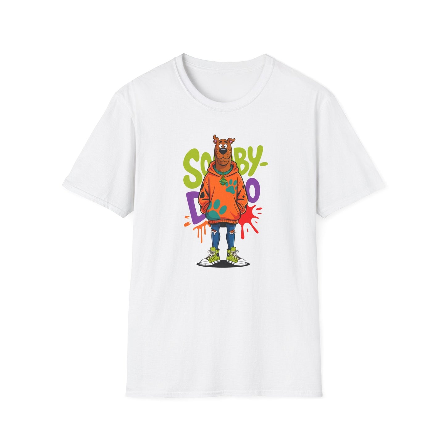 Unisex Cartoon T Shirt With Animation Funny Animals Tee Gildan Softstyle 64000 100 Percent Cotton
