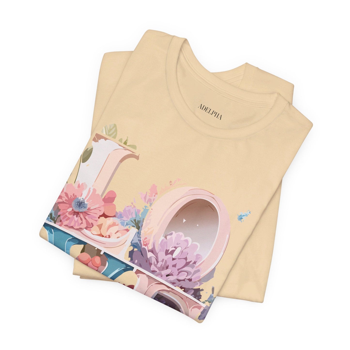 Adelpha Vintage Inspired Graphic T Shirt Unisex Jersey Short Sleeve Valentine Design